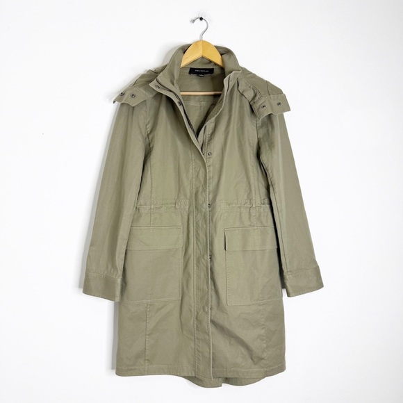 Ann Taylor Utility Parka Light Weight Utility Jacket Size Small - Picture 3 of 6